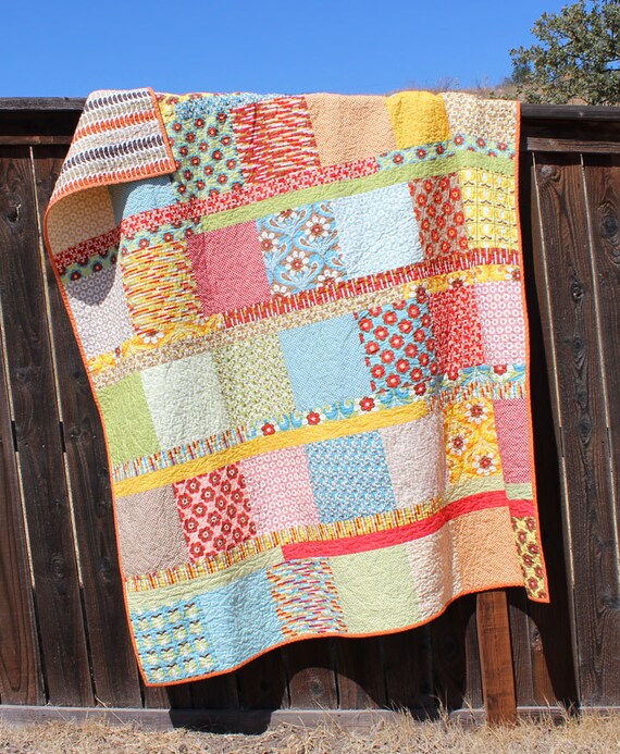 Modern quilt pattern Boho Chic Easy & fun