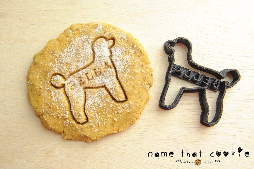 Poodle Cookie Cutter Custom Treat Personalized Pet
