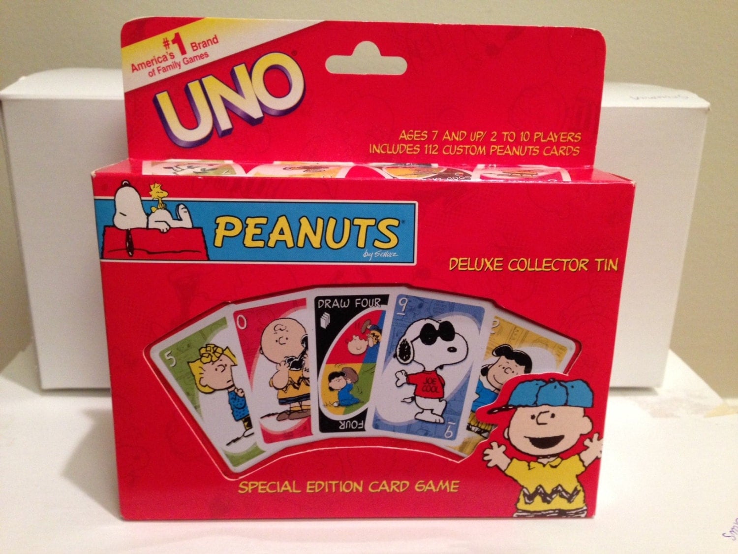 Vintage Snoopy Uno Game