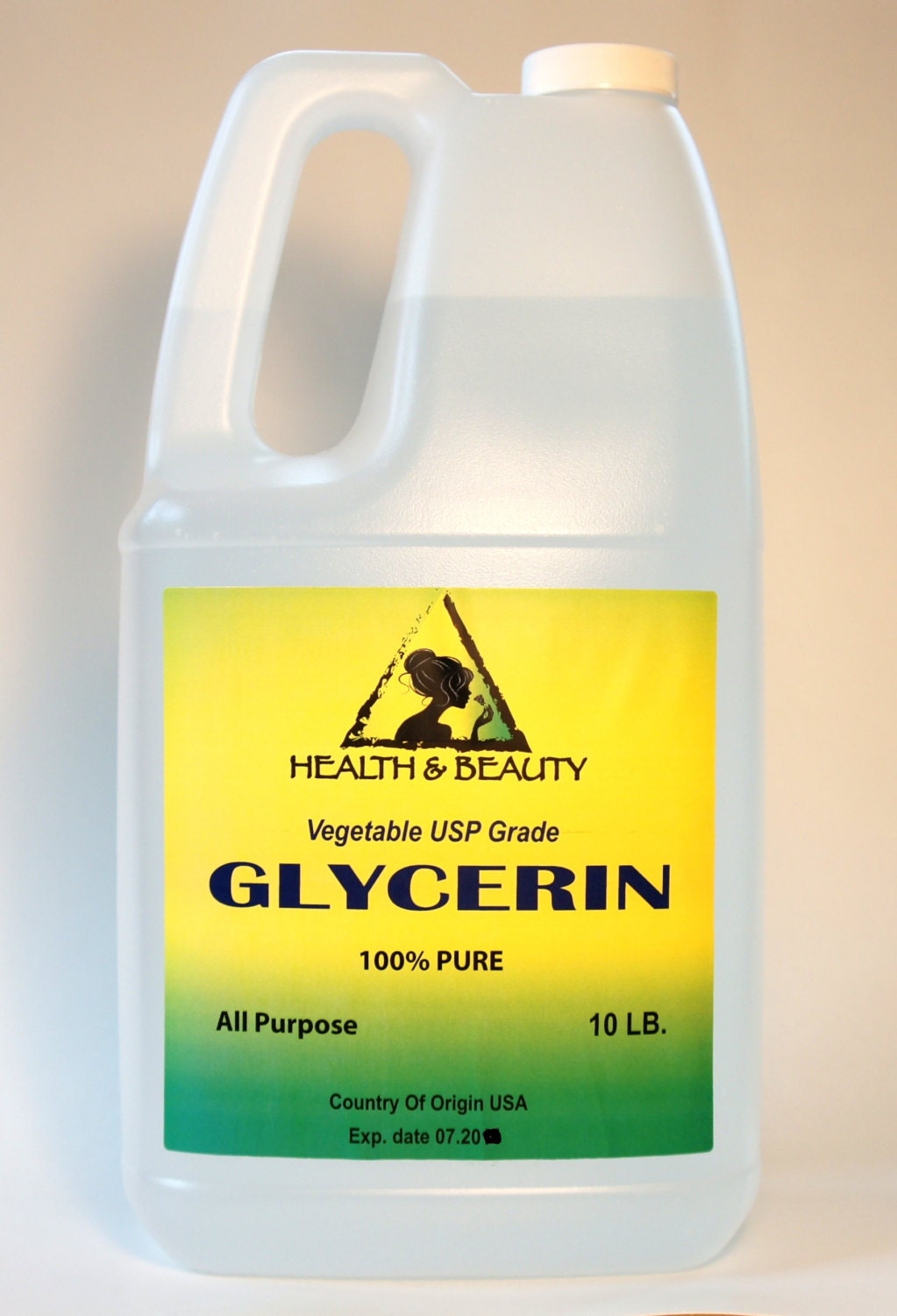 10 Lb GLYCERIN VEGETABLE Oil USP Grade 100 Pure by HBOilsCenter