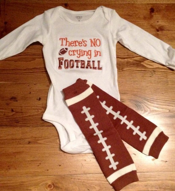 Items similar to Football Outfit for Baby, Football Onesie and Football