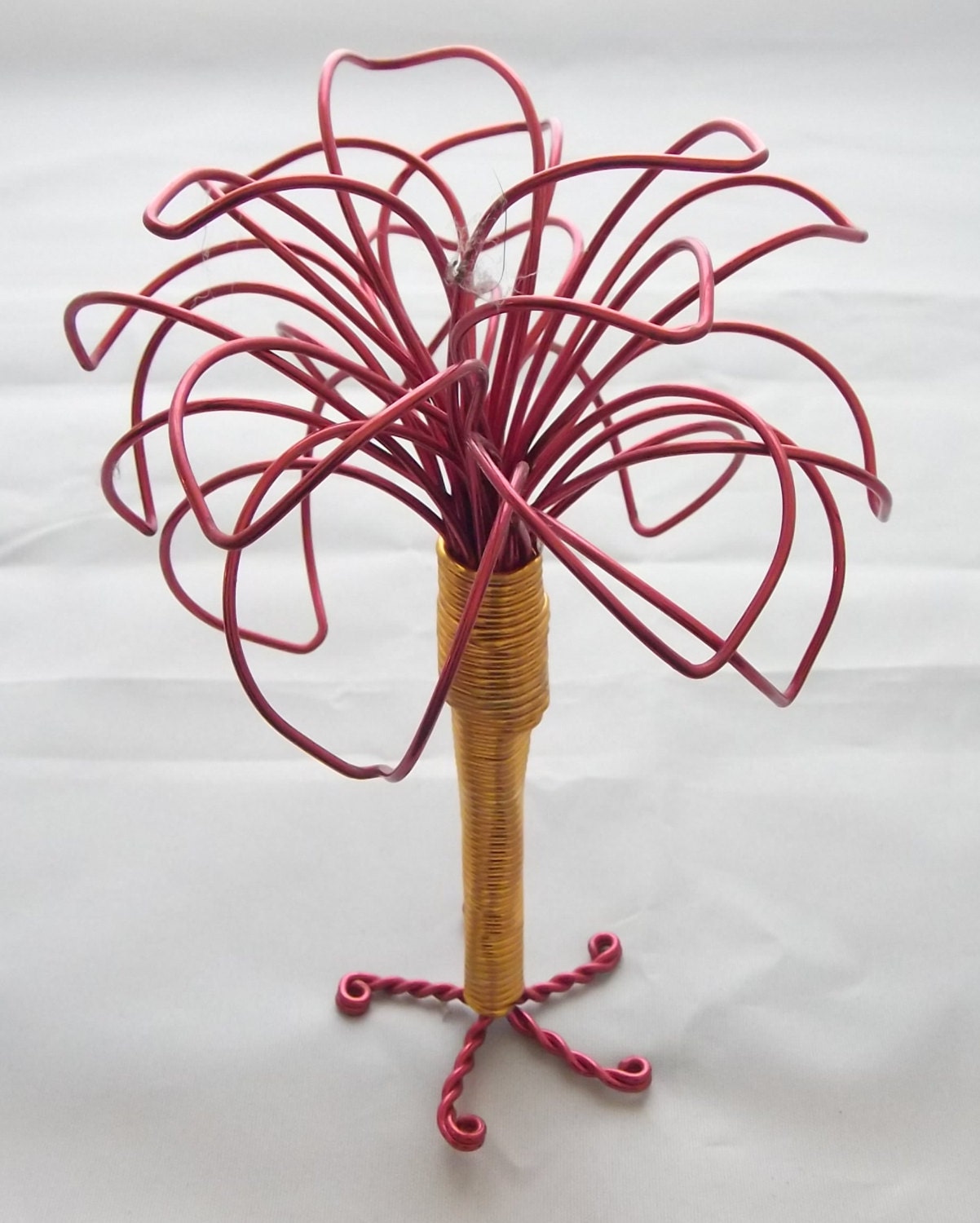 Hand Made Wire Palm Tree