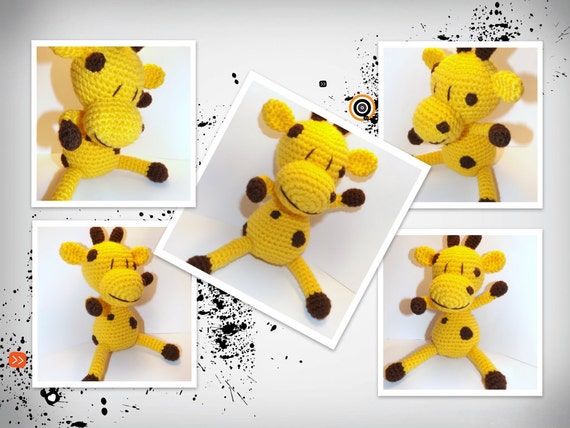 doll giraffe crochet pattern pattern, Giraffe pattern, Amigurumi Crochet Doll pattern, Giraffe