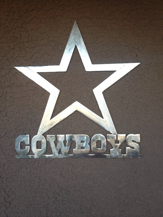 Items similar to Dallas Cowboys Star Wall Art - NFL on Etsy
