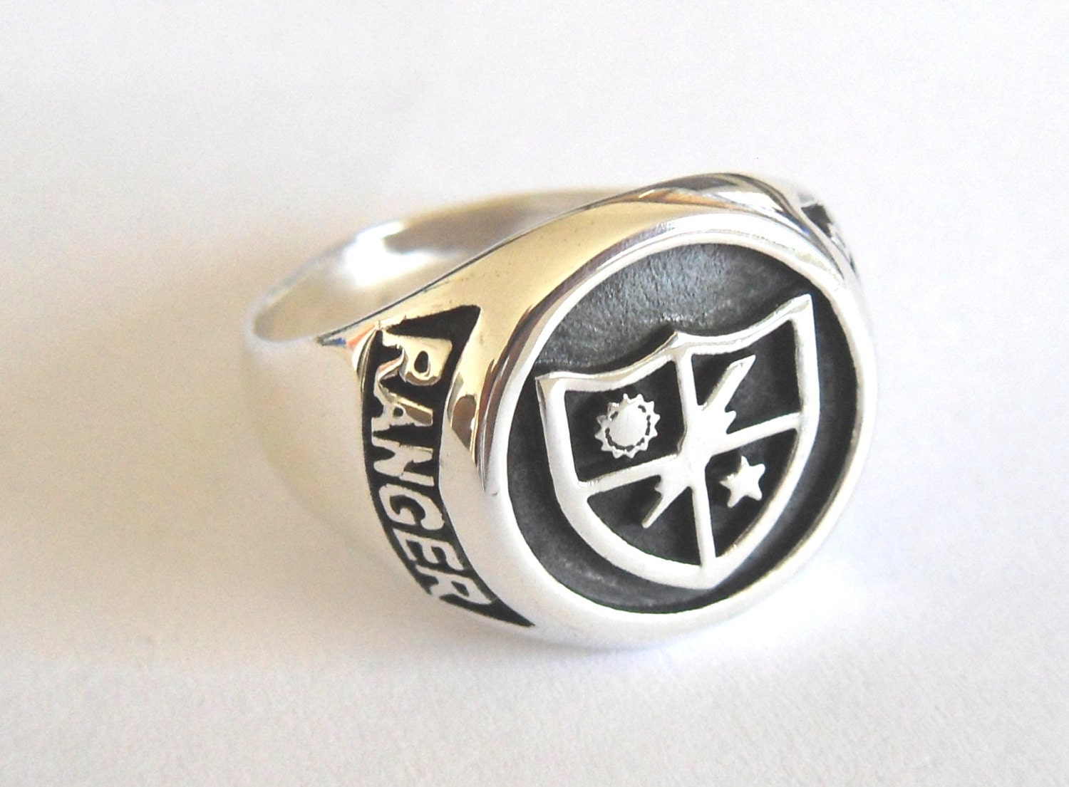 Army 75th Ranger Regiment Ring Sterling Silver 925