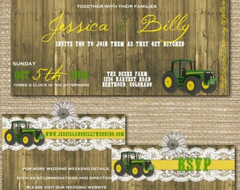 The John Deere Collection Set - Printable Wedding