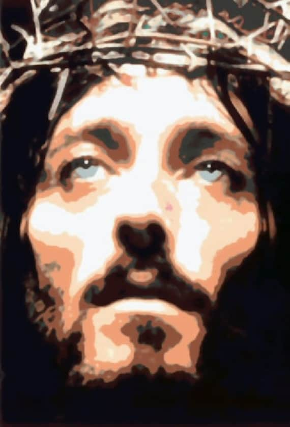 Jesus Christ Pop Art Paint By Number Kit