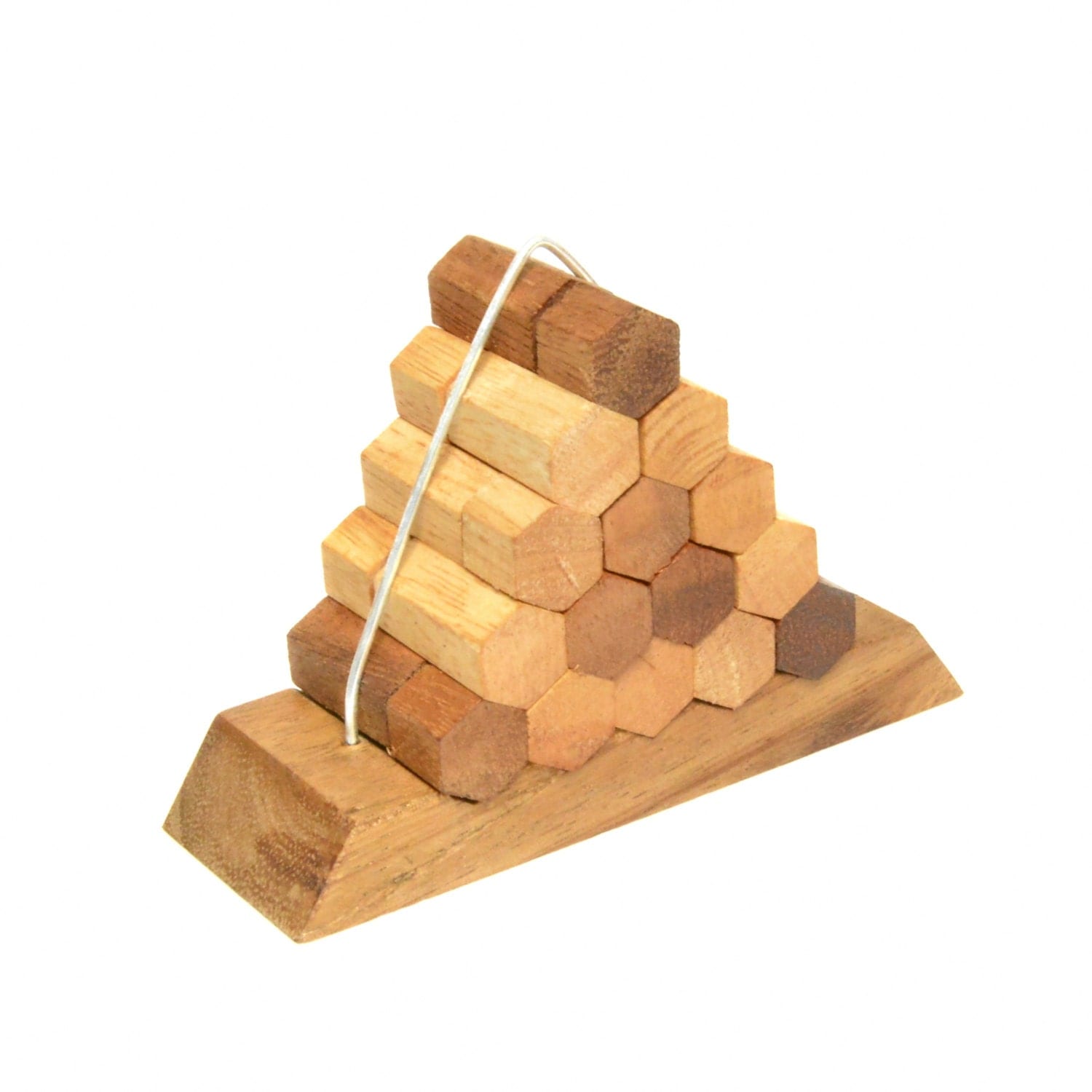 Beehive Pyramid Puzzle game Wooden game Woodworking