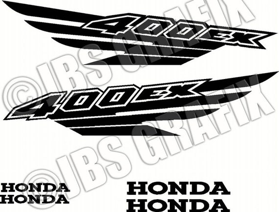 Honda 400 ex budweiser decals #5