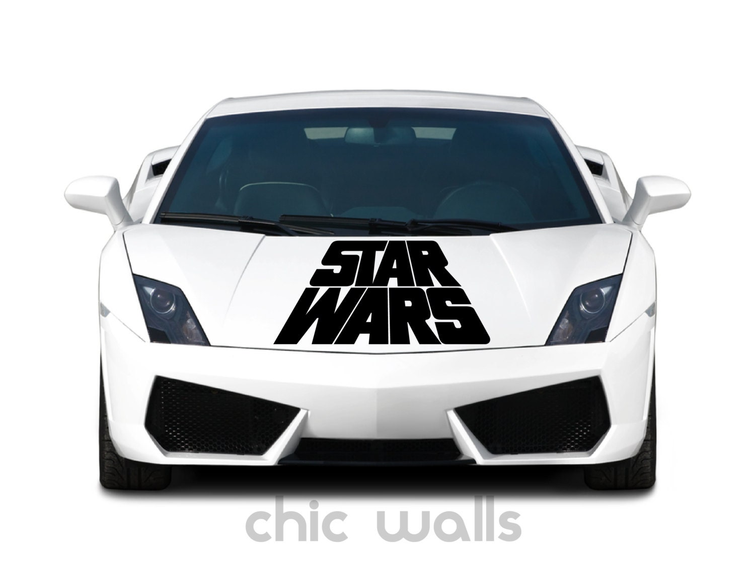 Star Wars Auto Hood Vinyl Sticker Car Decal All Weather 4