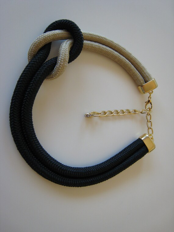 Items similar to Handmade, necklace, knot, climbing cord, jewelry