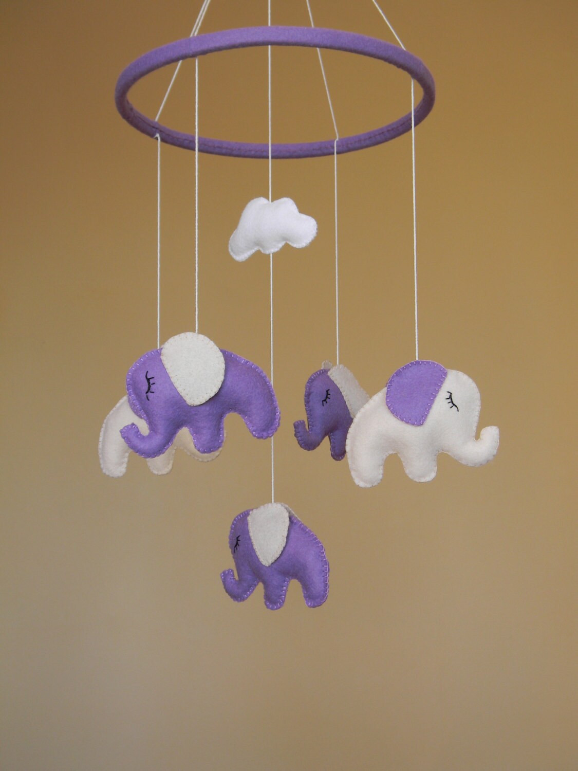 Custom colors Baby Crib Mobile Baby Mobile Elephant Mobile