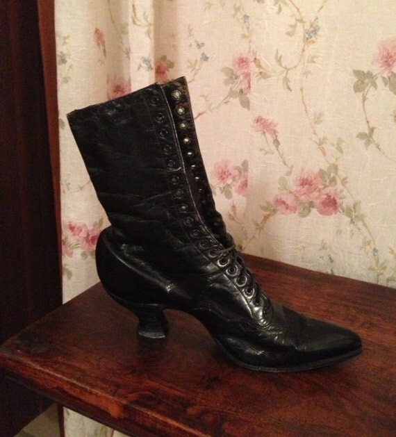 witchy lace up boots