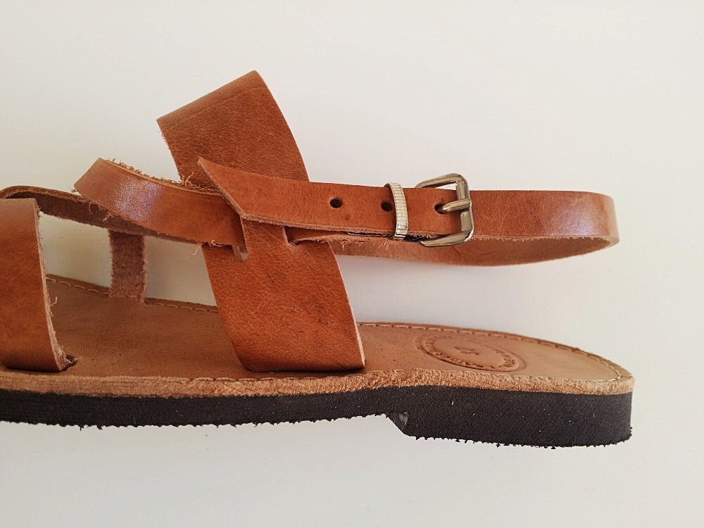 Men SandalsAncient Greek Sandals in Brown Natural Leather