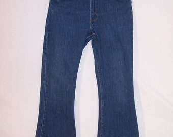 Vintage 70's jeans Levi's men's orange tab Bell bottom jeans 33 x 30 / ...