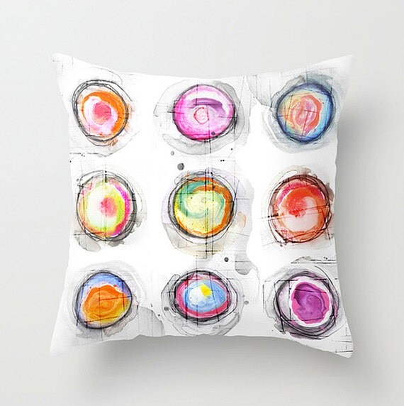 Items similar to Dot Painting Pillow on Etsy