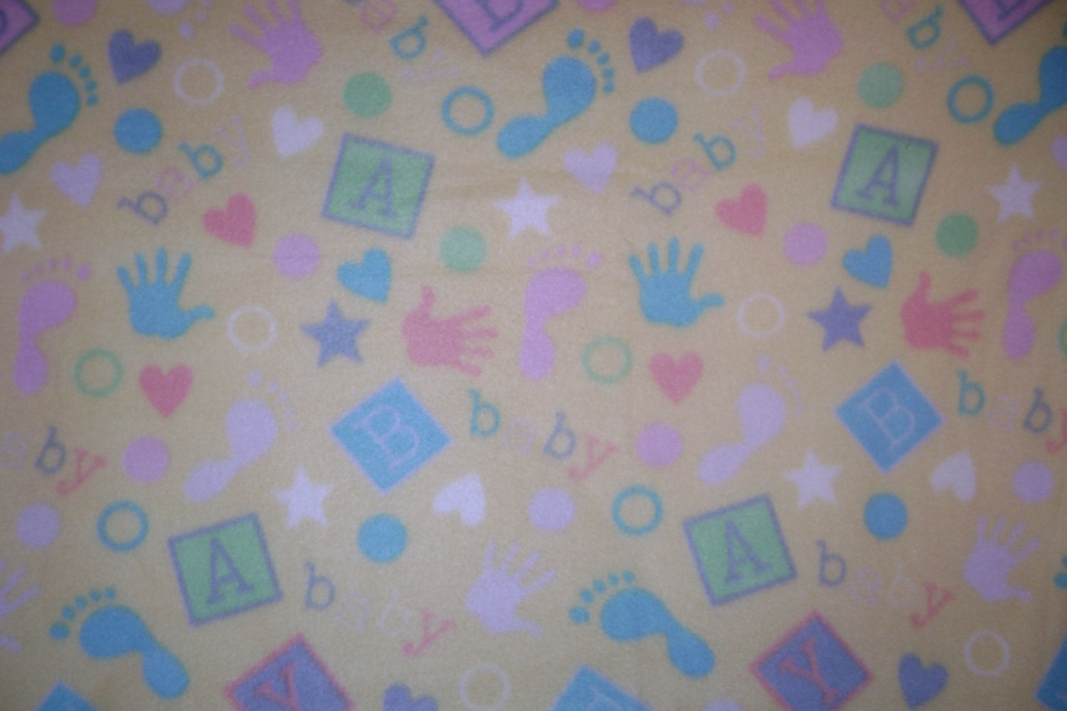 Yellow Baby Fleece Blanket