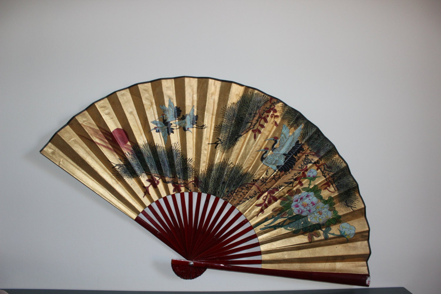 Chinese fan by Vikella70 on Etsy