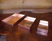 3 Pak - Solid Copper Trays