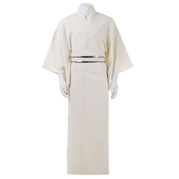 Japanese Men&rsquo;s Yukata Kimono Cotton One Size by princessofasiaSHOP