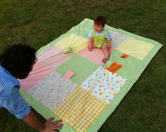 Large picnic baby play mat , waterproof baby activity 