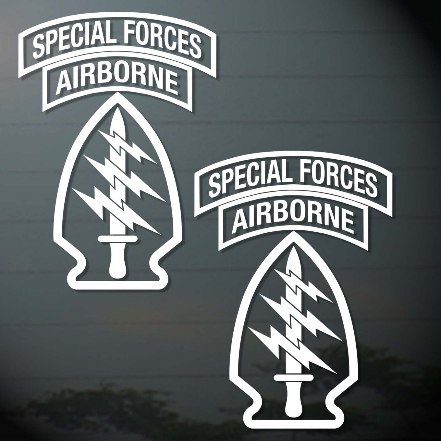 Us Army Veteran Special Forces Airborne Sticker Decal | Images and ...