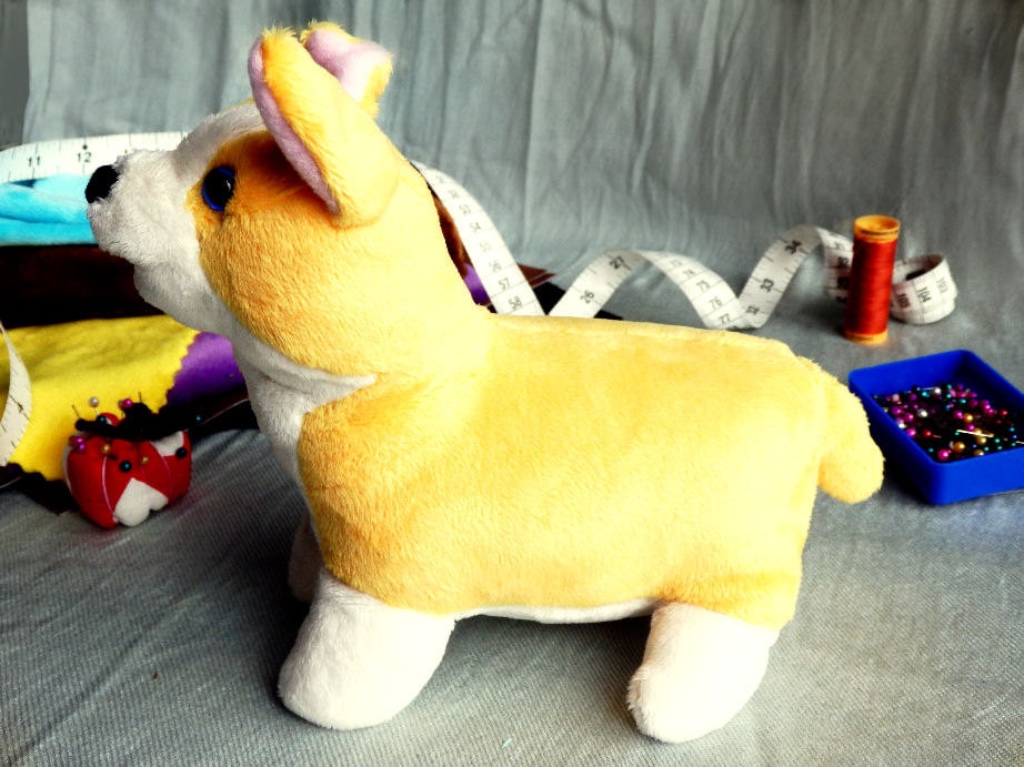 corgi plush sewing pattern