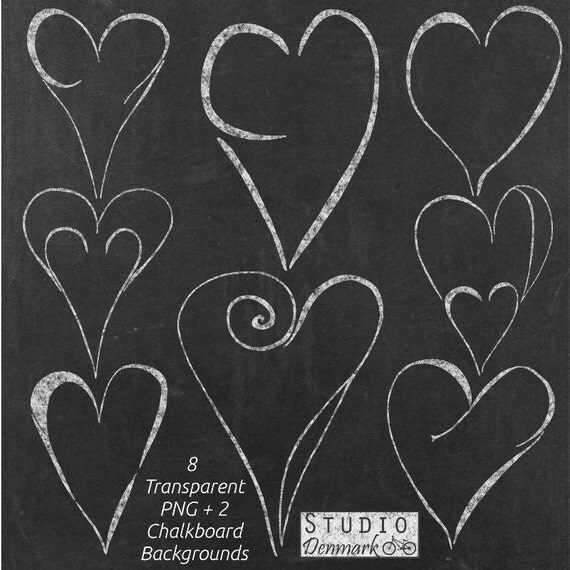 free chalk heart clipart - photo #22