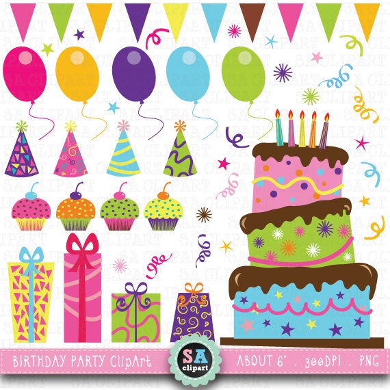 Birthday Party Clip Art Birthday Clip Art