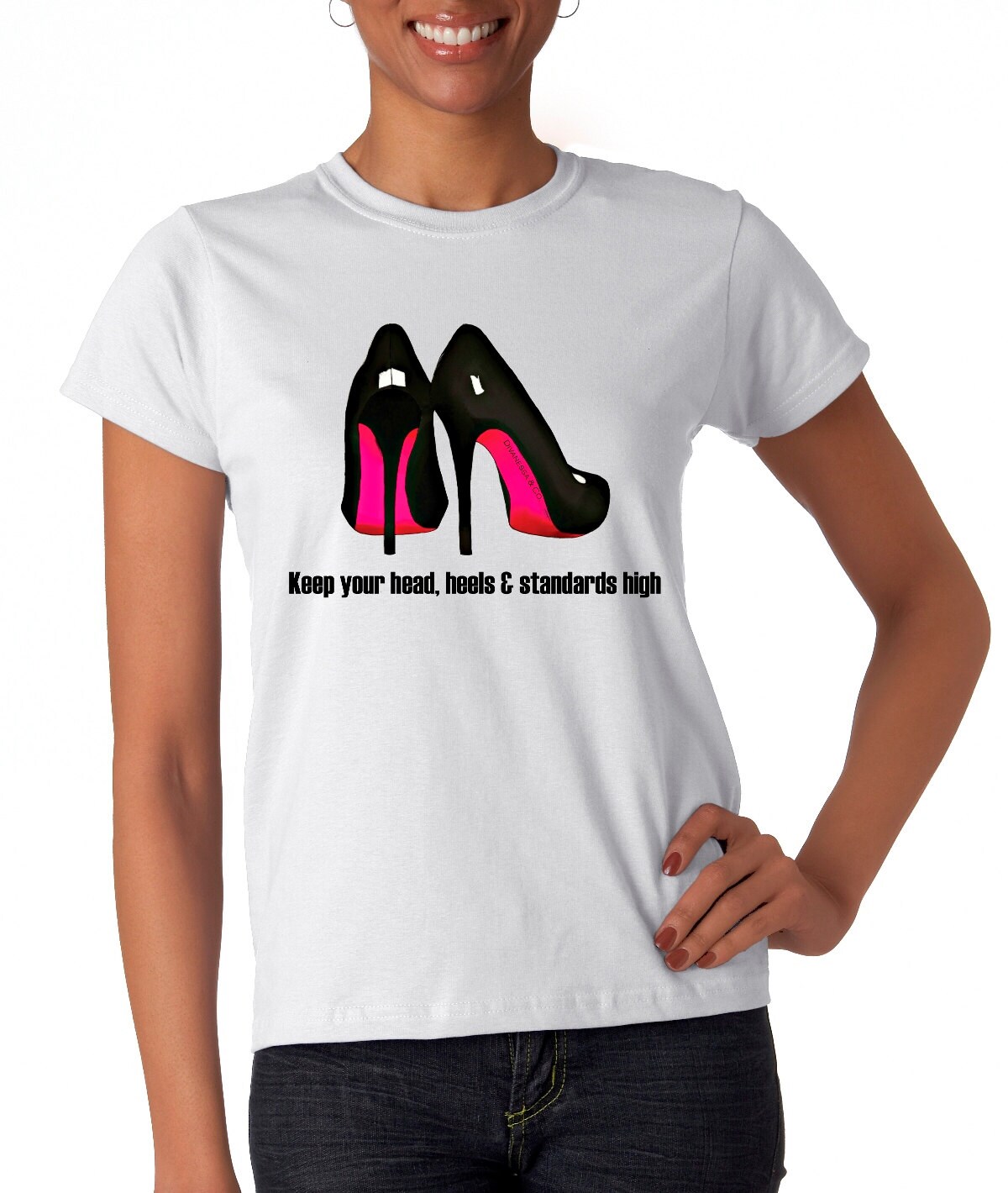 Red Bottom High Heels T-shirt 14-006