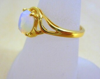 Opalit ring GOLD Filled ring thin gold ring gift for her