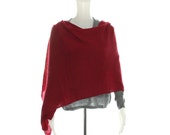 Red Wine 100% Cashmere Wrap