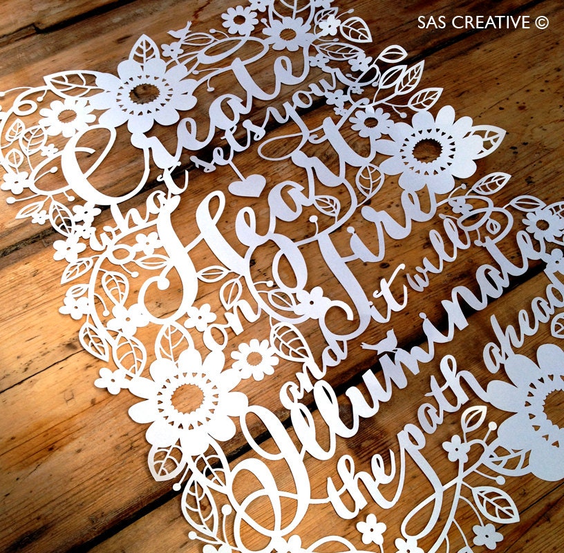 Download Silhouette Cameo SVG Papercutting file 'Create What by SASCreative