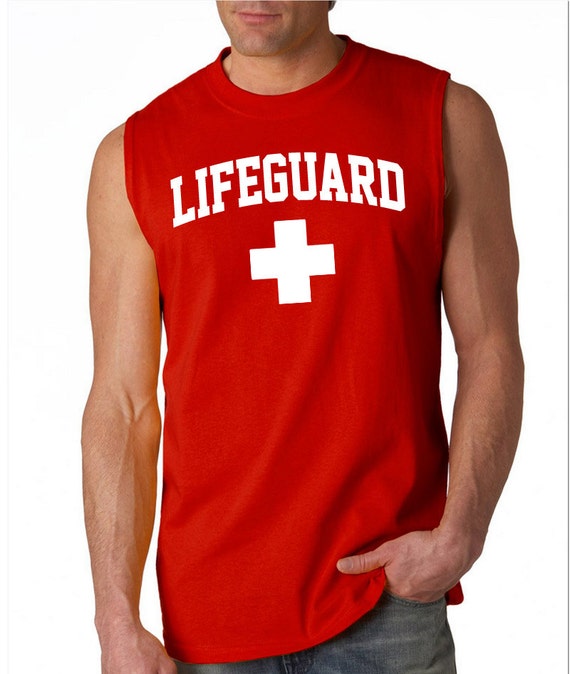 LifeGuard Sleeveless T-shirt swimming pool safety patrol water