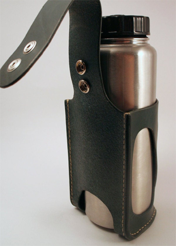 Leather Belt Bottle Holder Holster 1L