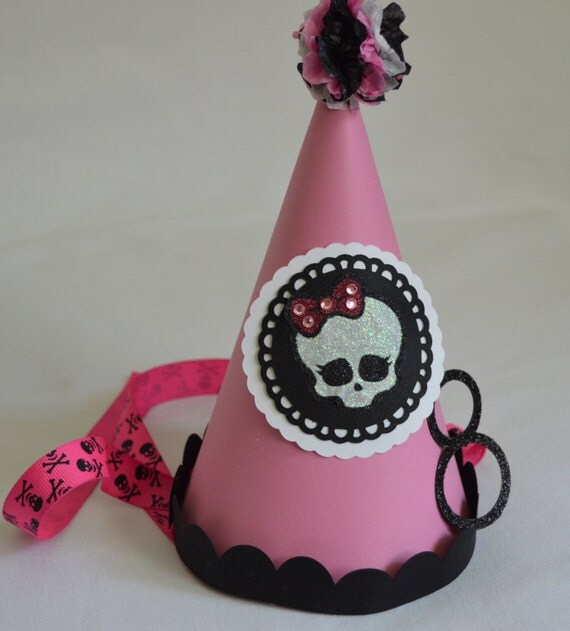 Monster High Party Hat by KyasChicParty on Etsy