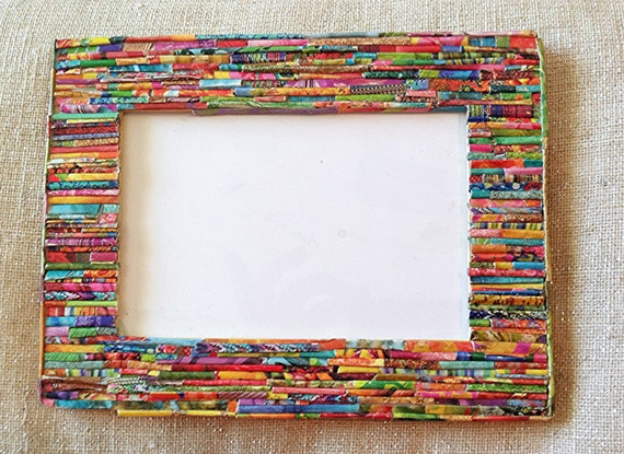 Handmade picture frame Magazine art by ArtandSoulCreations5