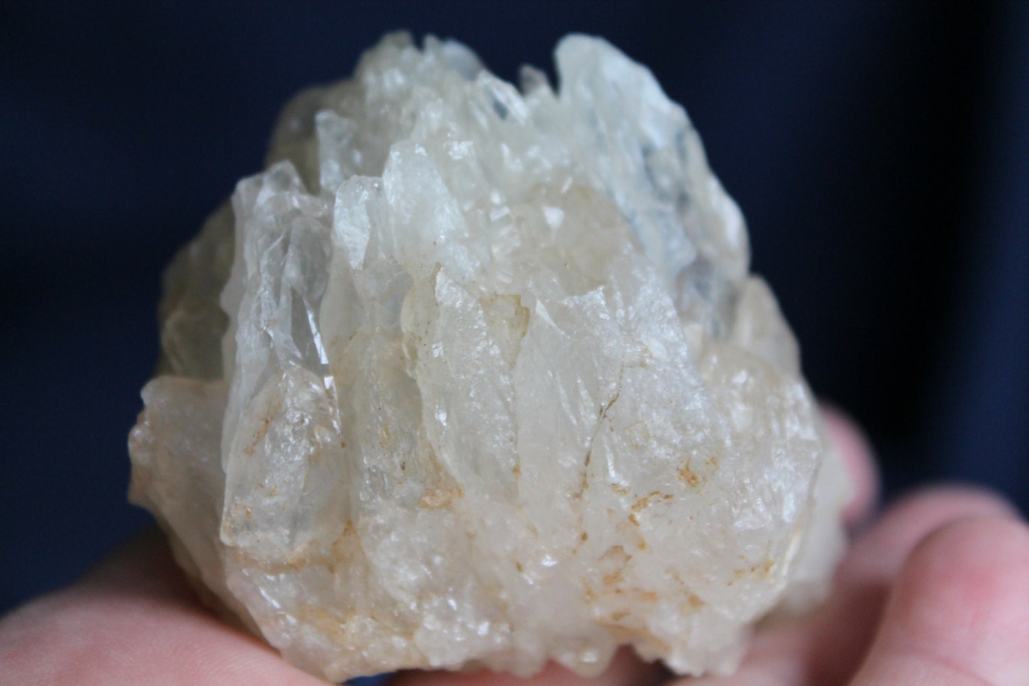 Raw Clear Quartz Crystal Cluster - 18 | New Moon Beginnings