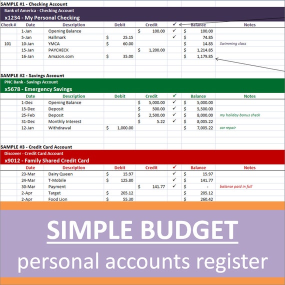 sample personal budget spreadsheet