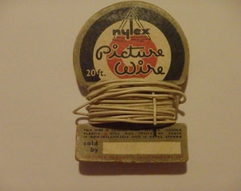 Vintage Nylex Picture Wire sample. New. never used. Australiana.