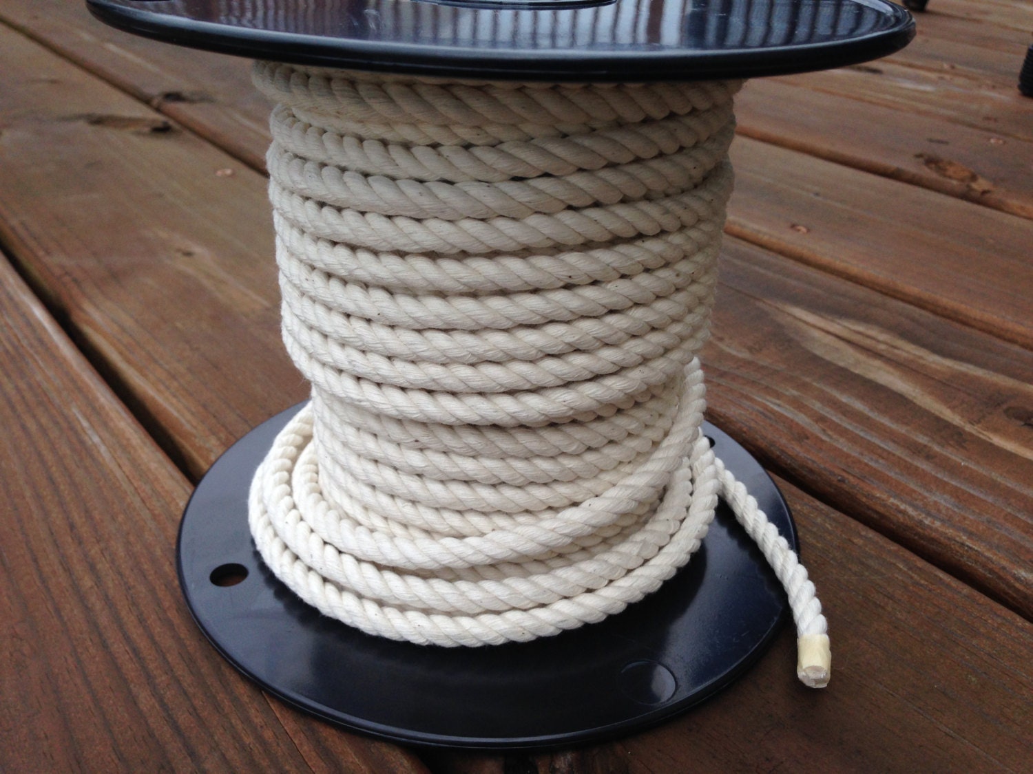 100 Cotton Rope Cord White/Natural 5 YARDs