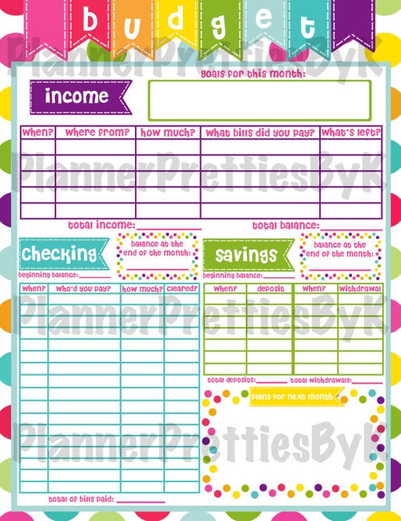 erin condren budget planner erin condren budget planner
