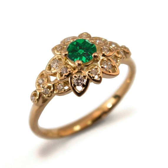 Beautiful gemstone engagement rings