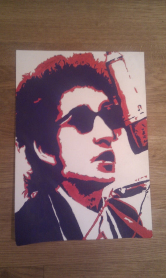Bob Dylan Original painting