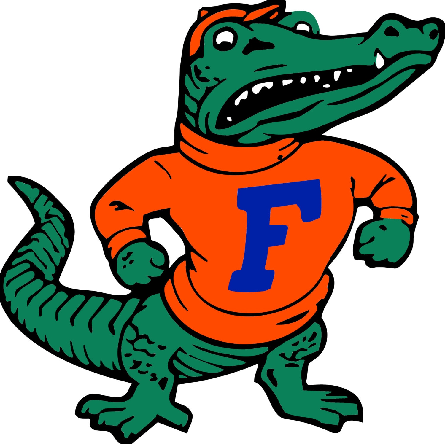 Download High res photo of the fighting gator UF logo? : ufl