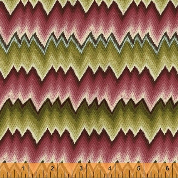 Windham Fabrics Williamsburg Virginia Celery Wine by texassusannie