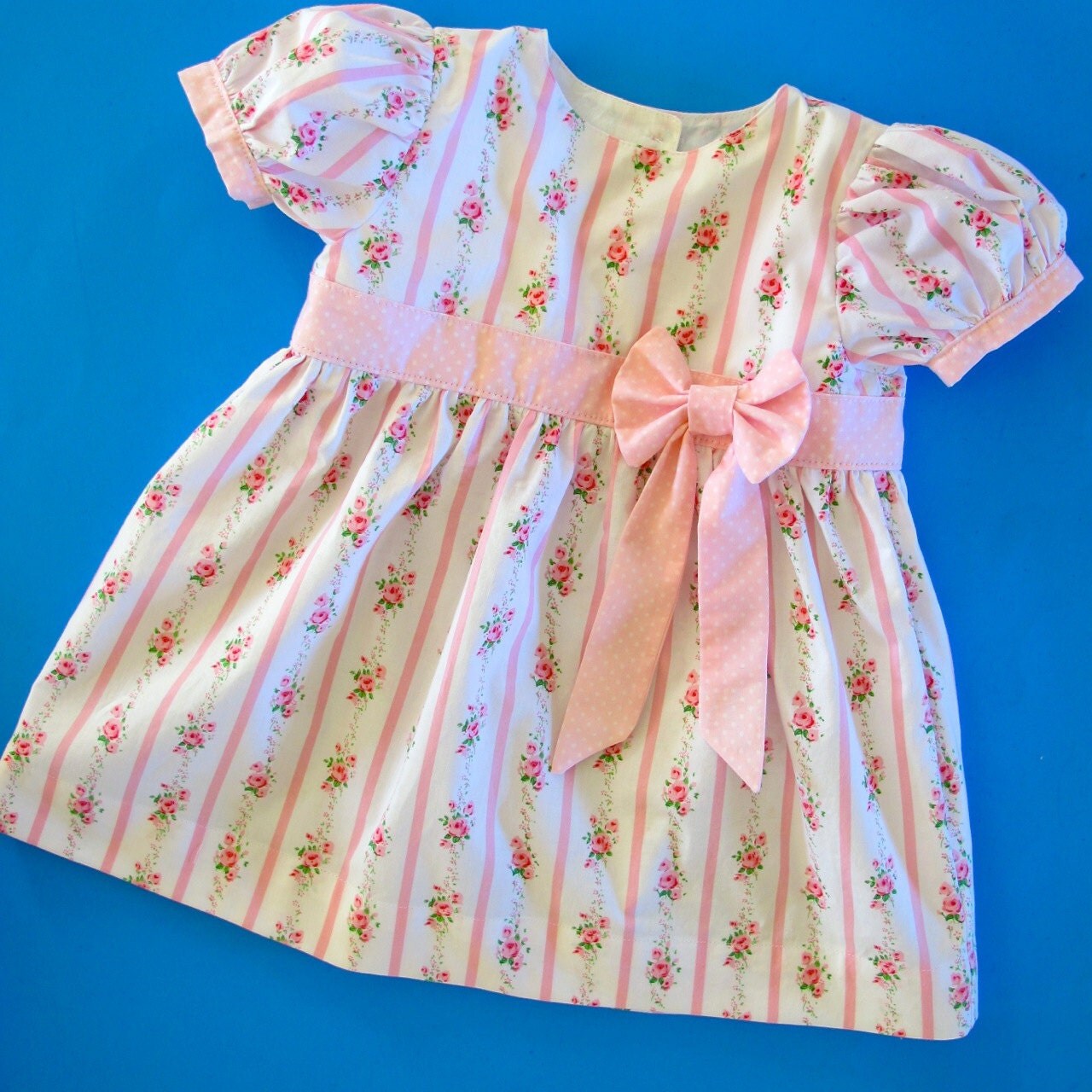Baby's Party Dress Pattern Classic Puff Sleeve Dress