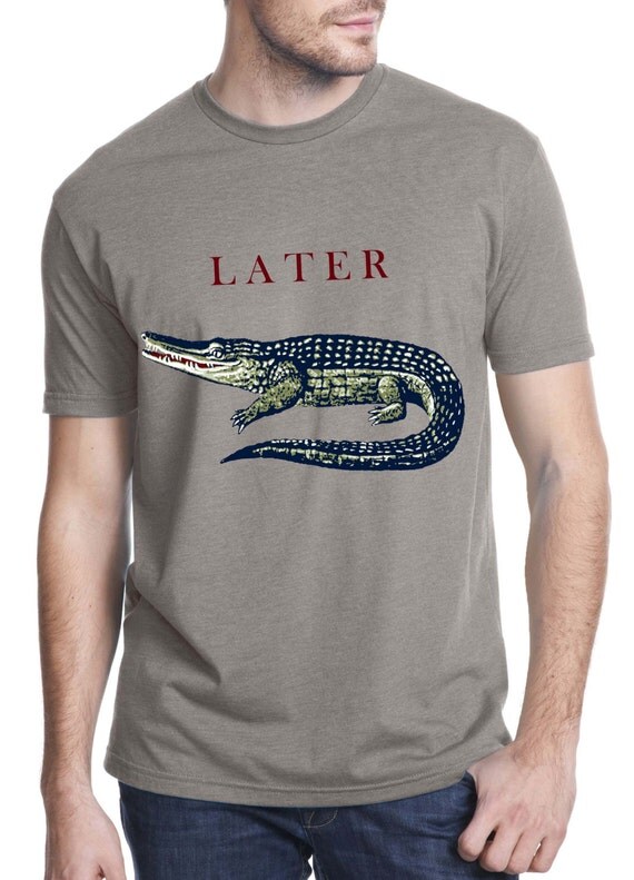 gator shirt alligator shirt vintage design by ToTheMoonAndBack