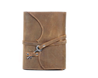 Personalized Journal, Leather Journals, Travel Journal, Refillable Leather Notebook, Leather Diary
