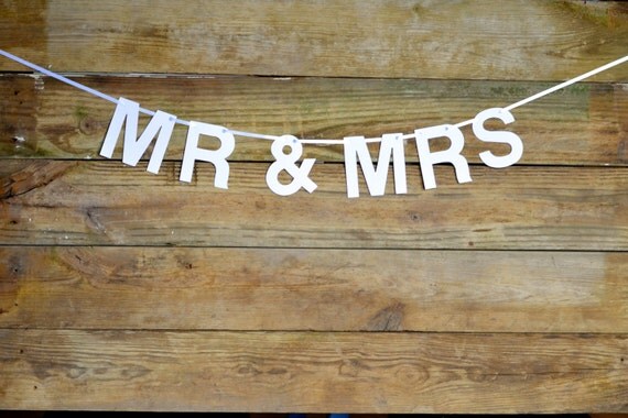 MR &amp; MRS customizable banner